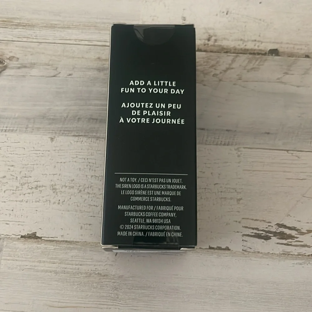 NIB Black Starbucks 2024 Keychain